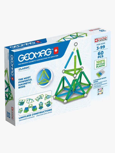 Geomag Classic Recycled Byggesæt 60 Dele