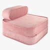 Wigiwama Flip Foldbar Stol 150x60 cm, Pink Mousse