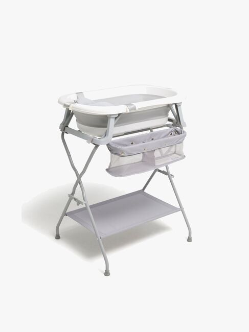Beemoo CARE Assist Badekar inkl. Badestøtte og Badekarstativ, White/Grey