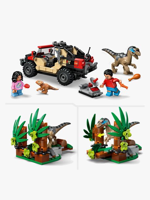 LEGO Jurassic World 76972 Offroad-flugt fra raptor