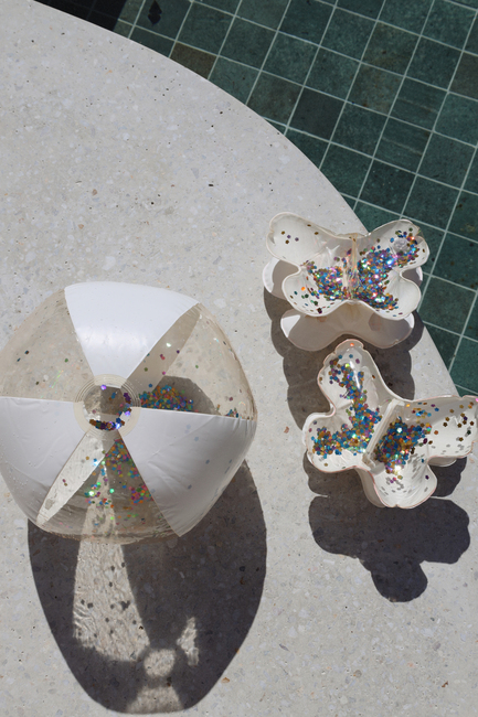 SUNNYLiFE Badevinger, Cotton Candy Glitter