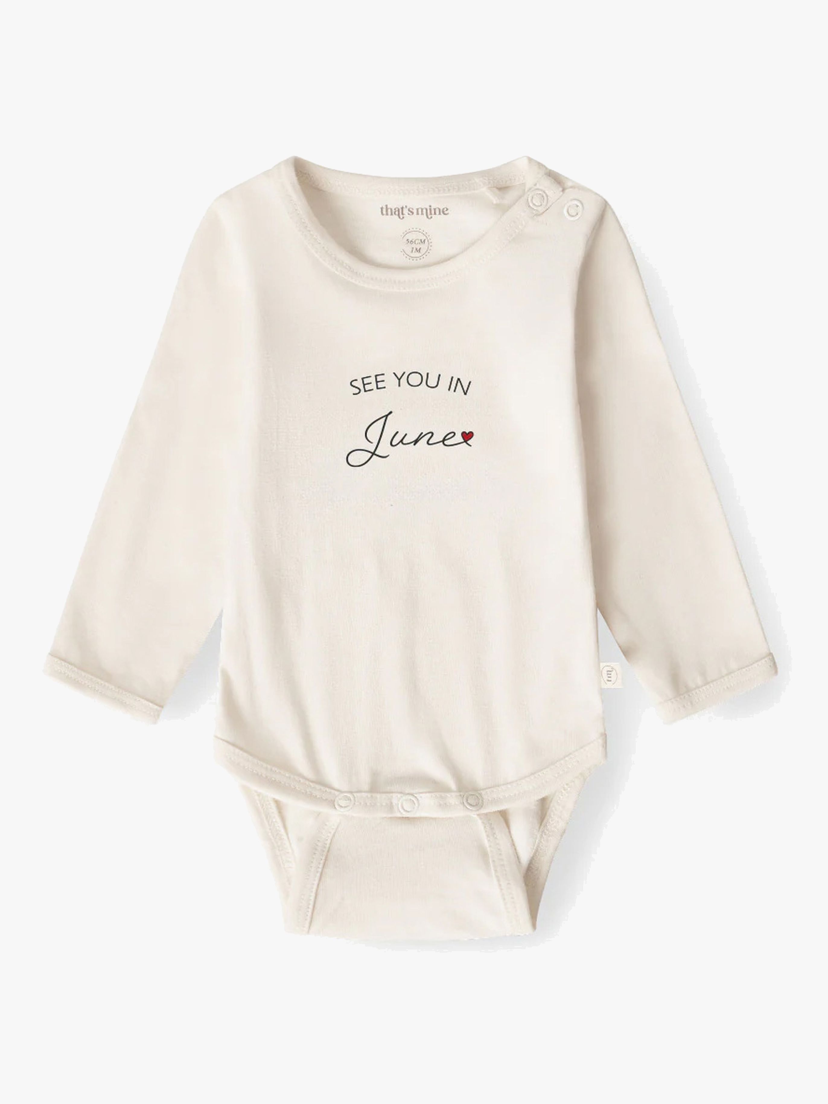 That's Mine Obi Announcement Body, See you in june, Babytøj