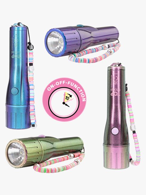 TOPModel Lommelygte med Timer