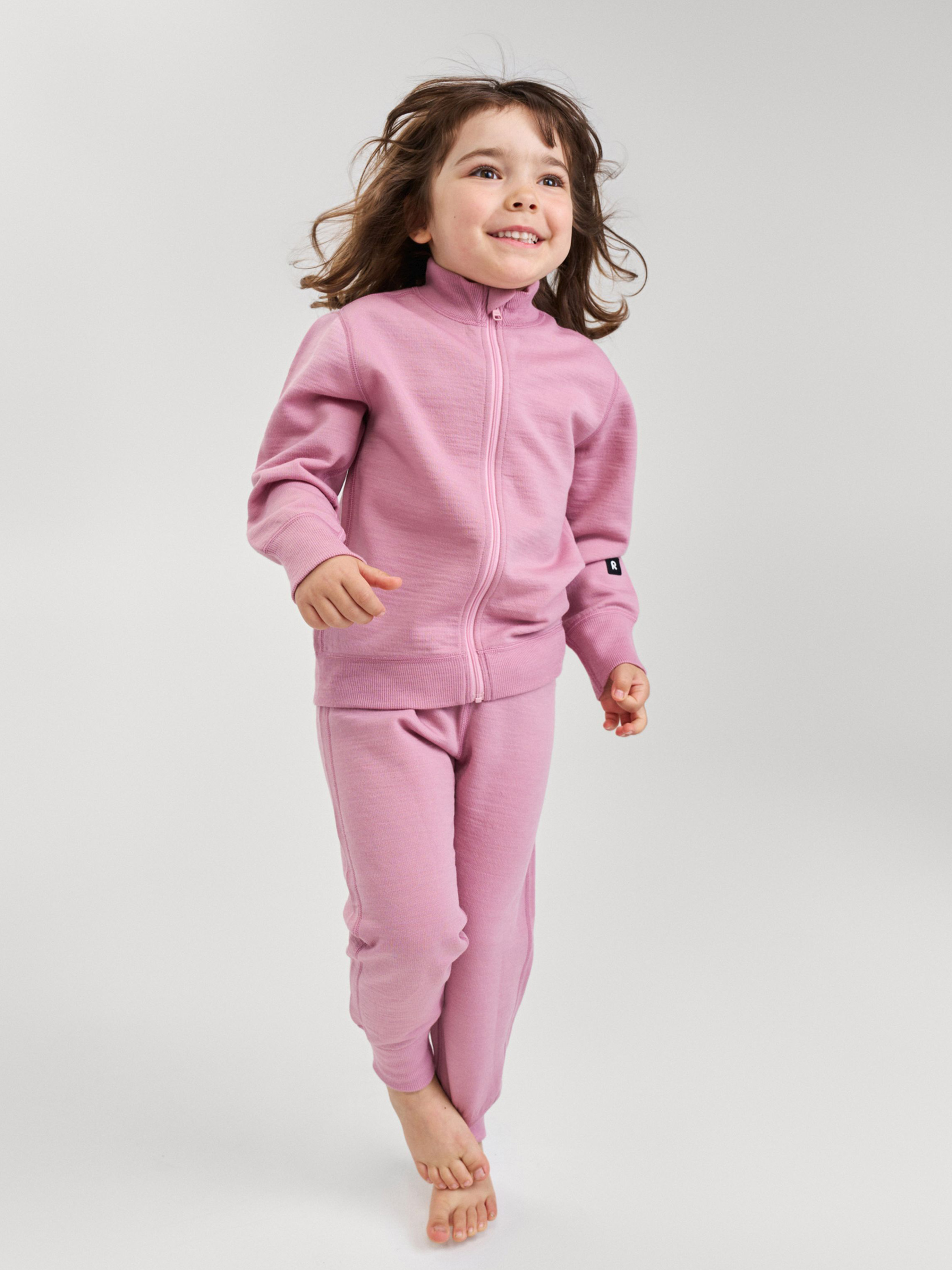 Reima Mahin Uldtrøje, Grey Pink, 110