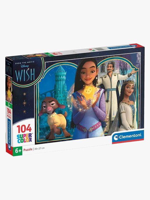 Clementoni Super Color Disney Wish Puslespil 104 Brikker