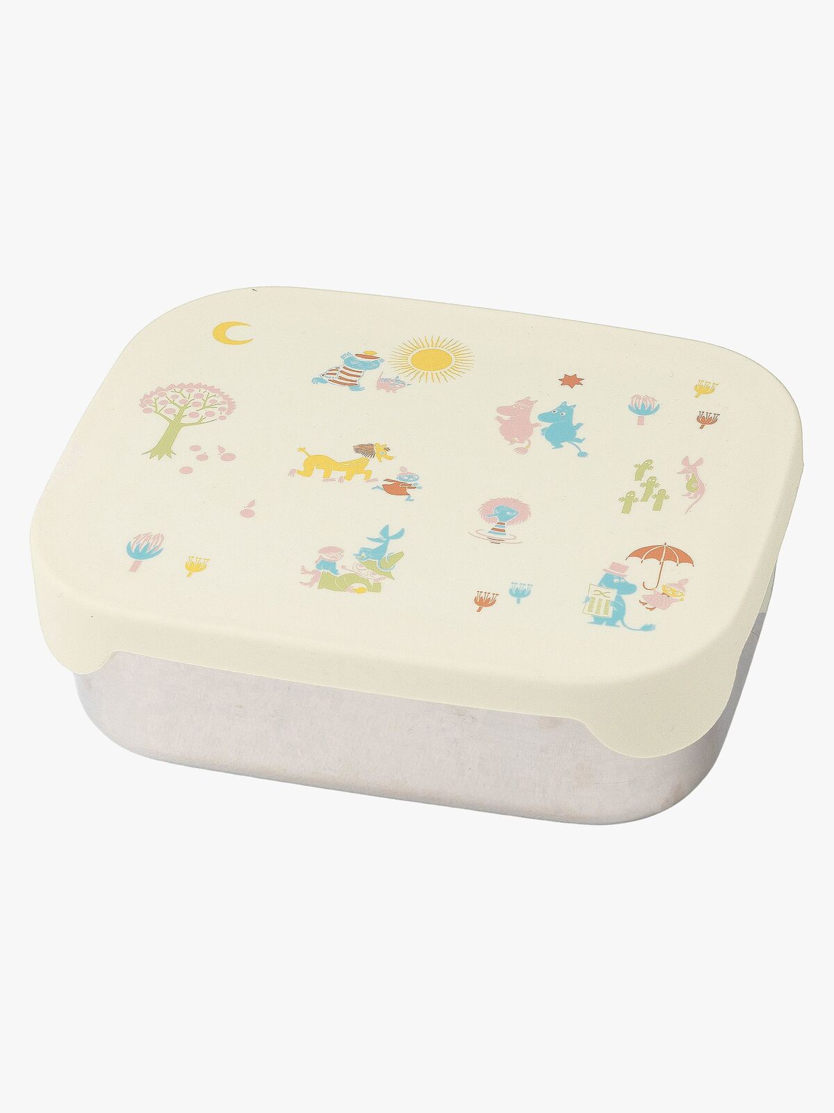 Mumitroldene 80 Madkasse Plademetal, Beige