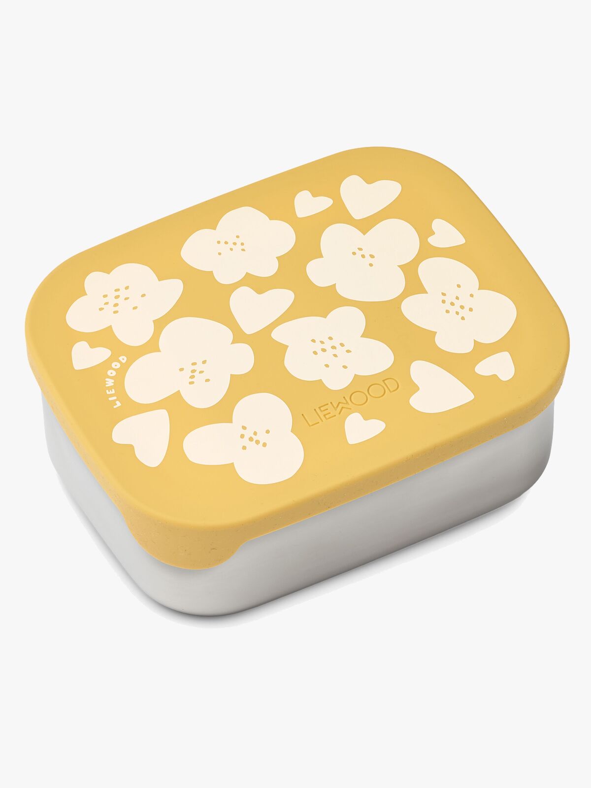 LIEWOOD Arthur  Mønstret Madkasse, White/Yellow