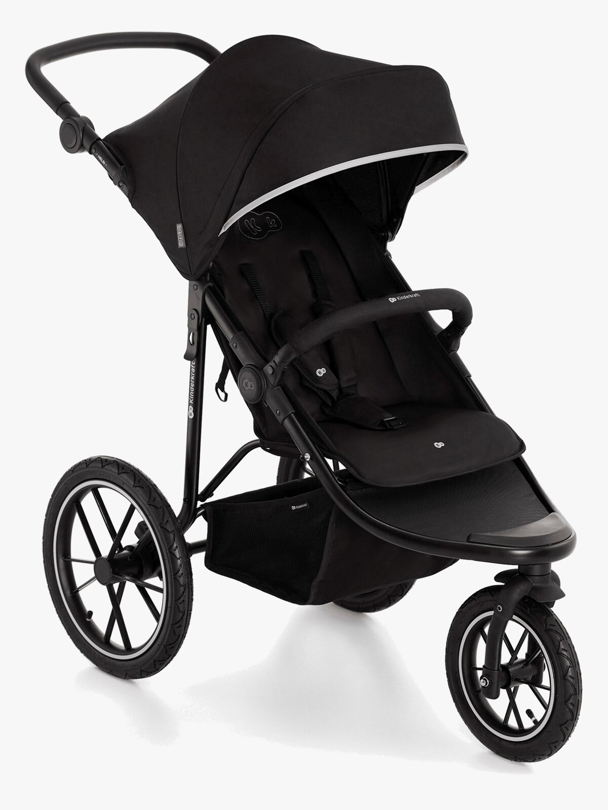 Kinderkraft HELSI 2 Terrænvogn, Black