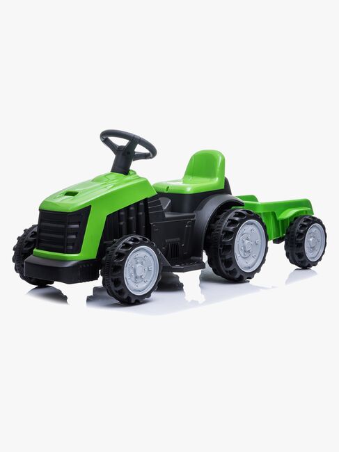 Azeno Eltraktor m. Anhænger, Grøn