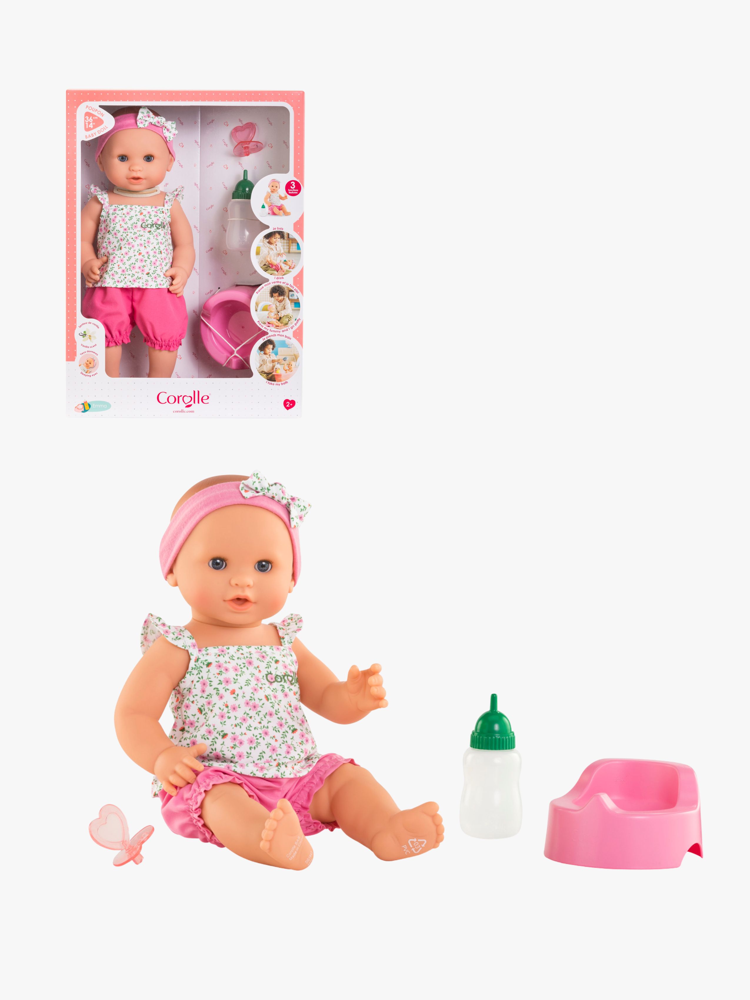 Corolle Badedukke Emma Med Tilbehør 36 cm