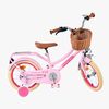 Volare Excellent Cykel med Kurv 14 Tommer, Pink