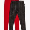 Luca & Lola Linda Leggings 2-pak, Tap Shoe/Red