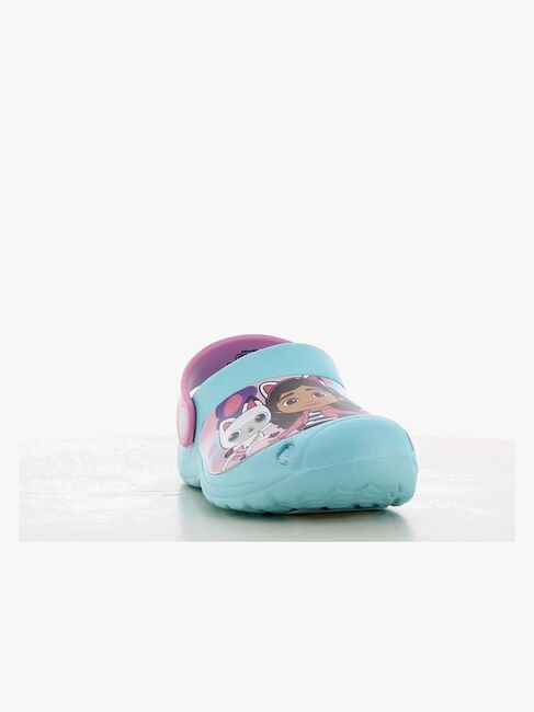 Gabby's Dollhouse Clogs, Turkish Blue/Fuchsia