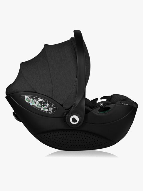 Lionelo Moxie i-Size Autostol Baby inkl. Base, Black Carbon