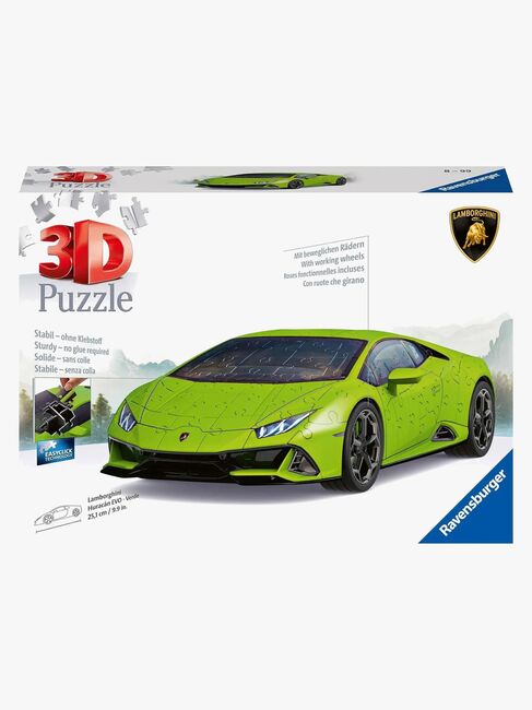 Ravensburger Lamborghini Huracán EVO-Verde 3D-puslespil 156 Brikker