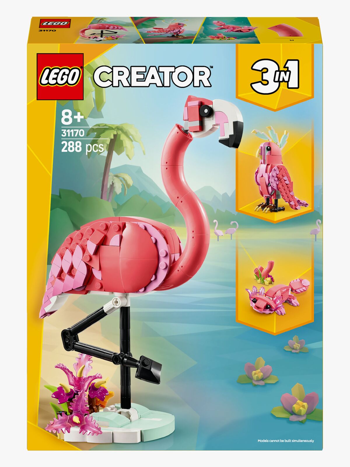 LEGO Creator 31170 Vilde dyr: Pink flamingo