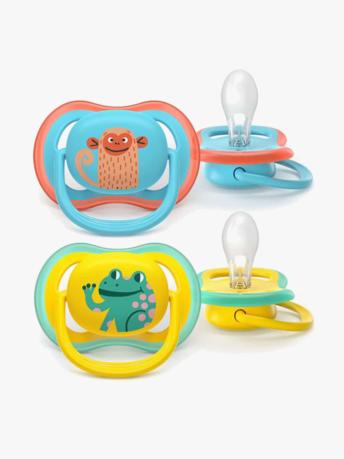 Philips Avent Ultra Air-sut 18m+ 2-pak, Blå/Gul