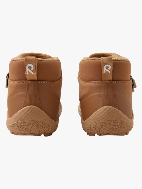 Reima Hyppii Barefoot WP Sneakers, Cinnamon Brown