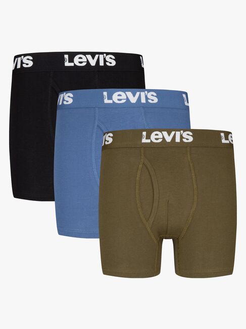 Levi's LHB Boxer Brief Underbukser 3-pak, Black