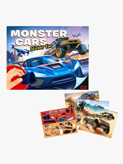 Action World Klistermærkebog Monster Cars 0414206-3514_1.jpg