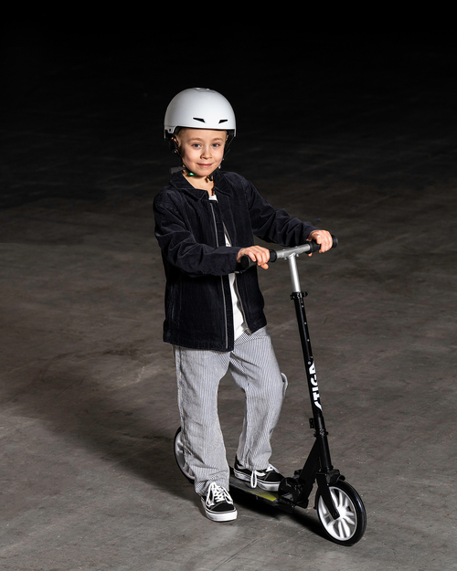 STIGA STR Løbehjul Route 200-S, Sort/lime