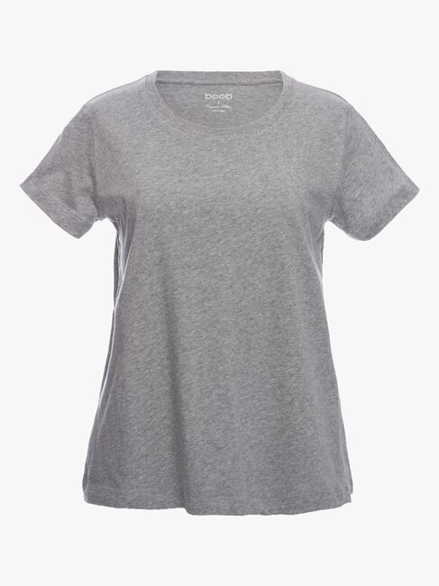 Boob Vente/Amme T-Shirt, Grey Melange
