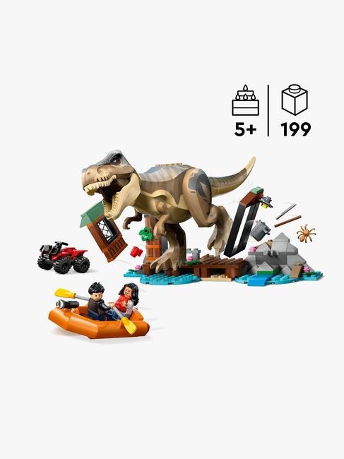 LEGO Jurassic World 76975 Bådflugt fra T. rex