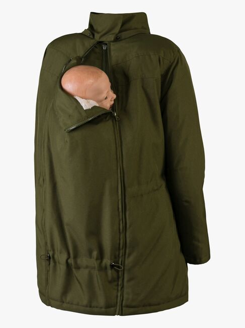 Wombat Graviditetsjakke, Grøn/Beige