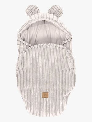 MeowBaby Aesthetic Babysvøb med Bjørneører, Ecru