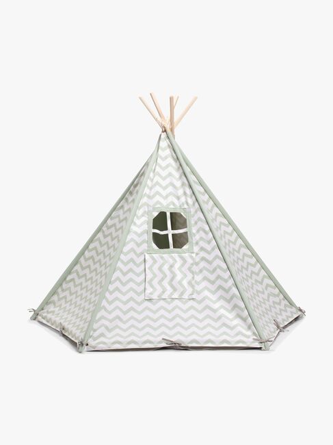 Alice & Fox Legetelt Tipi, Grøn/Hvid