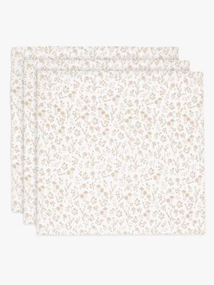 Jollein Tæppe/ Stofble i Musselin 3-pak, Bloomy