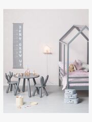 Minitude Nordic JAX Juniorseng m. Madras 70x140, Grå