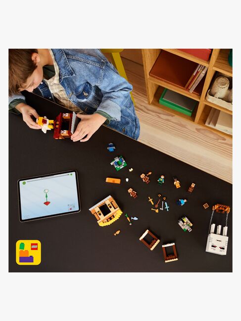 LEGO Minecraft 21273 Ghast-ballonens angreb på landsbyen