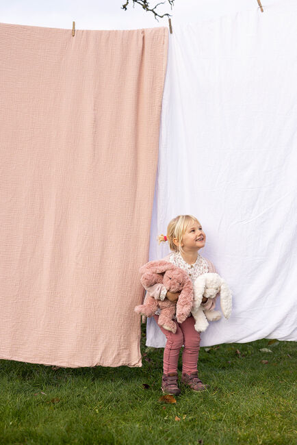 Teddykompaniet Bamse Kanin Linnea 30 cm, Misty rose