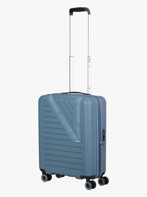American Tourister Dynabelt Spinner Kuffert 36L, Rainstorm Blue