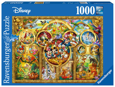 Ravensburger Puslespil De Bedste Disney-temaer 1000 Brikker