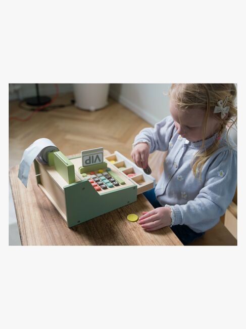 Dantoy Kasseapparat Wooden In Gift Box