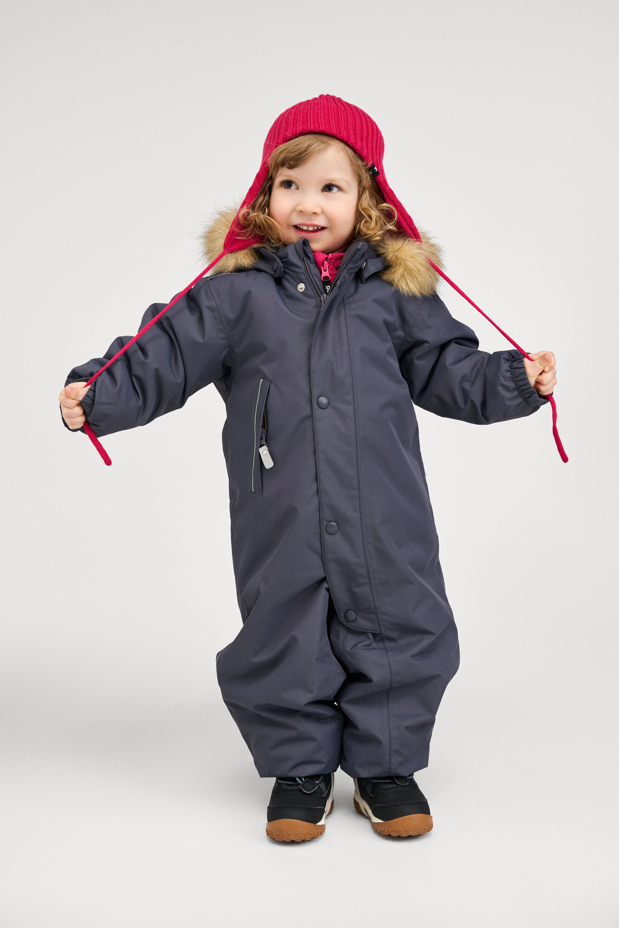 Reima Gotland Flyverdragt, Soft Black, 80, Overall børn