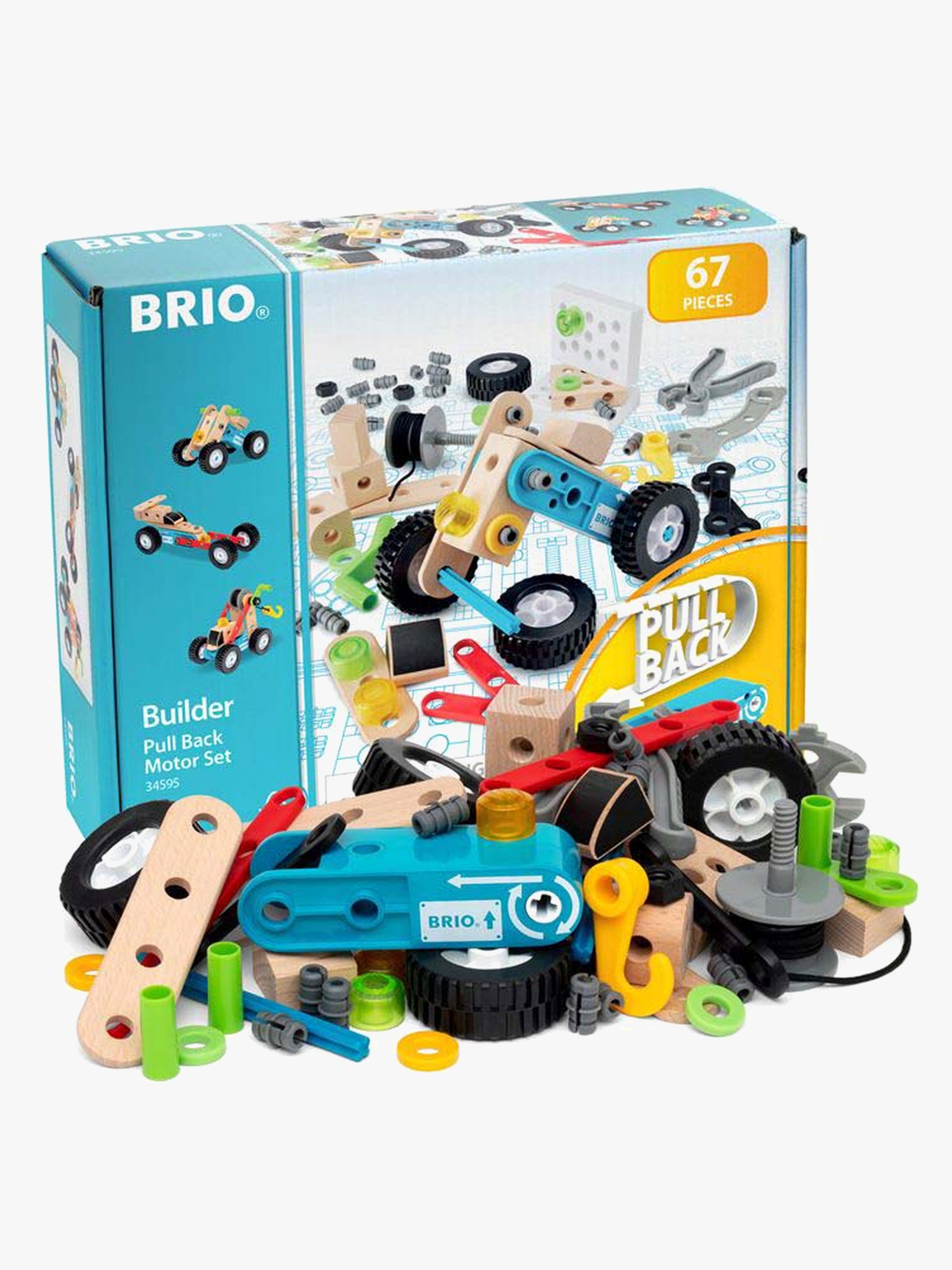 BRIO 34595 Pull Back Motor Byggesæt