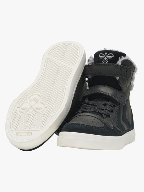 Hummel Stadil Winter High Jr Forede Sneakers, Black