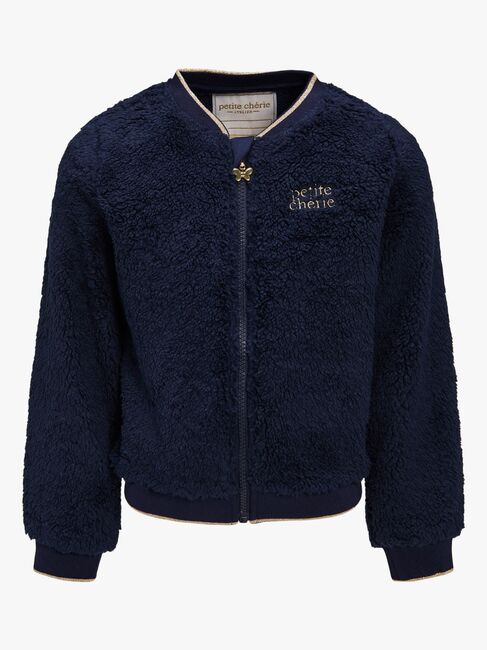 Petite Chérie Atelier Vienna Fleecetrøje, Black Iris