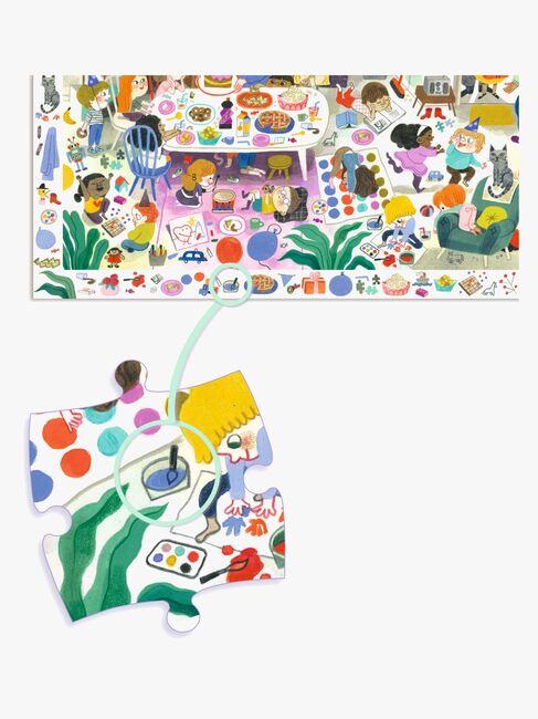 Djeco Observationspuslespil Fødselsdagsfest 54 Brikker