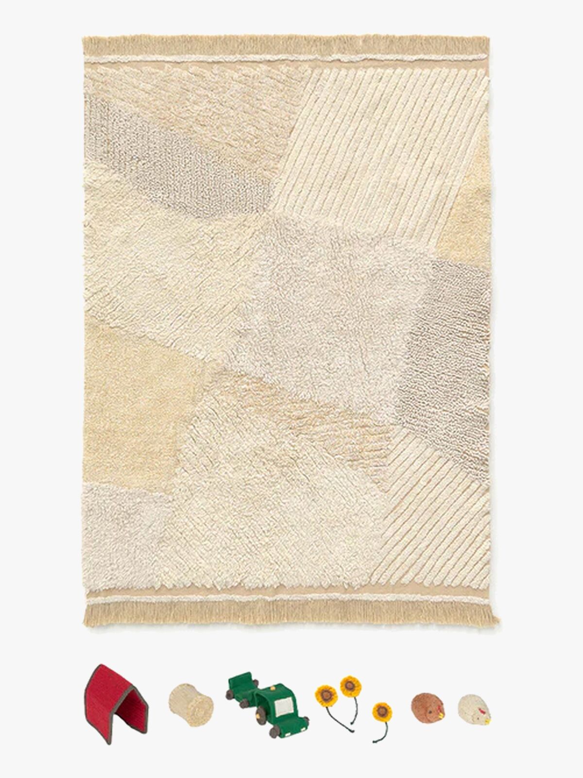 Lorena Canals  Vaskbart Legetæppe Farm Fields