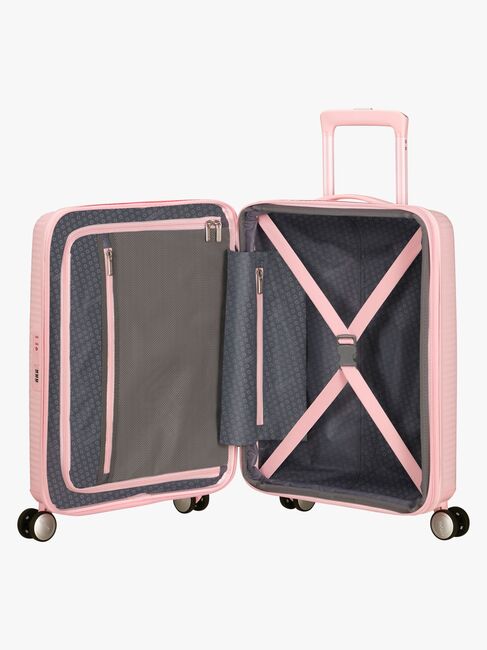 American Tourister Soundbox Spinner Kuffert 35,5L, Pastel Pink