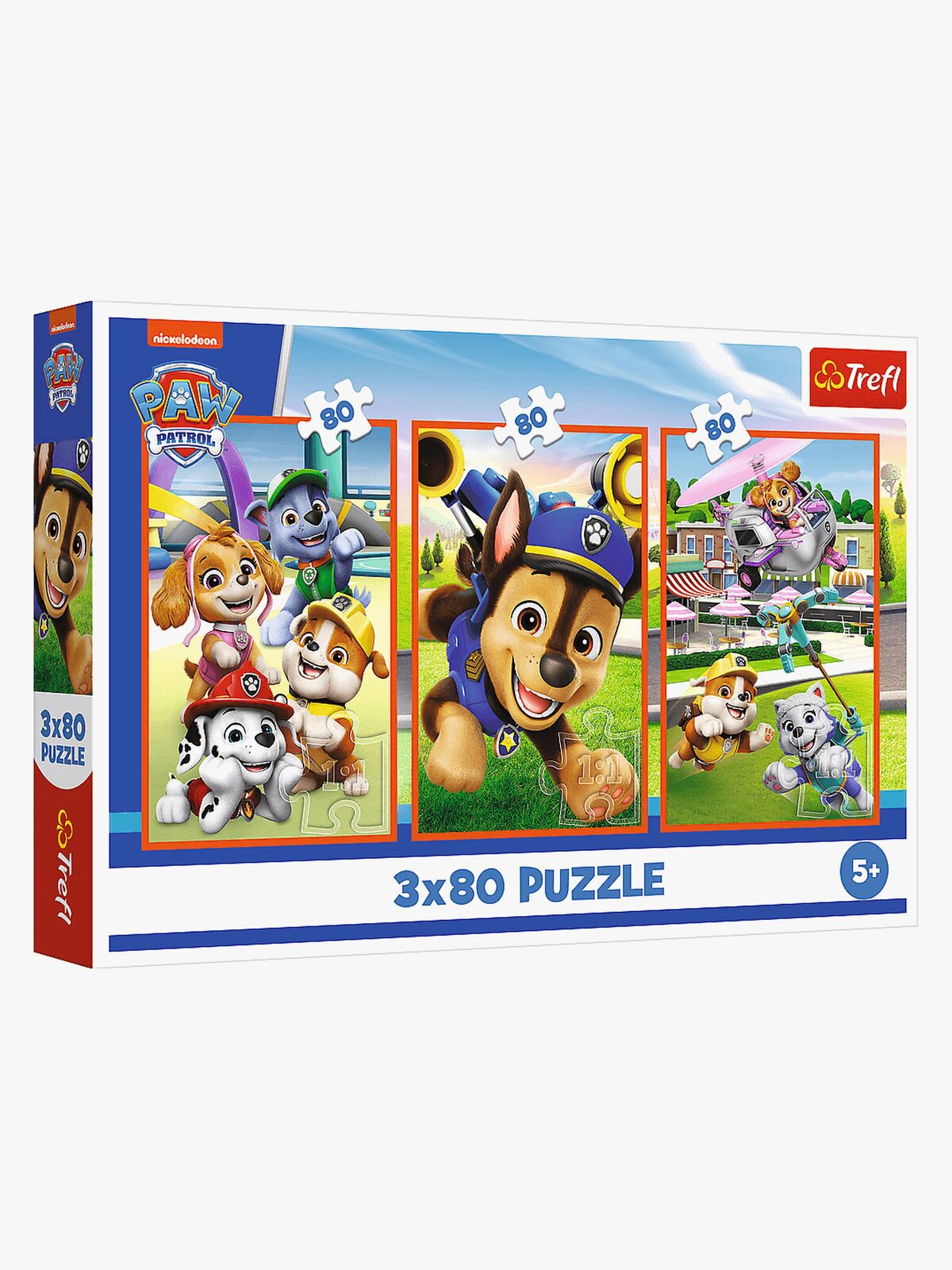 Trefl Paw Patrol Puslespil 3x80 Brikker
