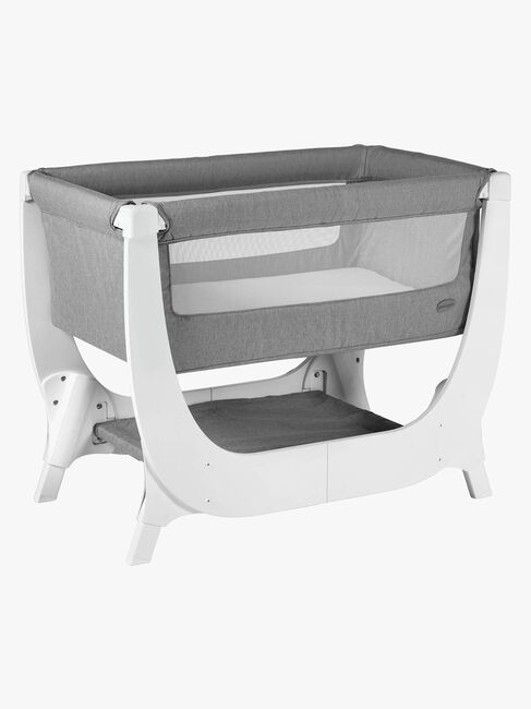 Shnuggle Air Bedside Crib, Dove Grey