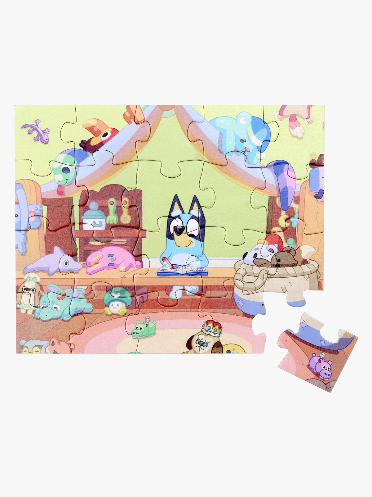 Bluey Træpuslespil 20 Brikker