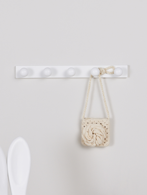 Minitude LANE Knagerække, Hvid