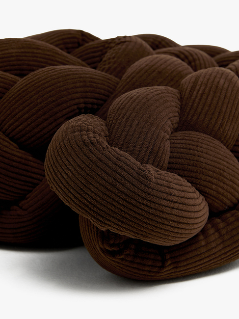 Alice & Fox Braid Sengerand 210cm, Brown Manchester