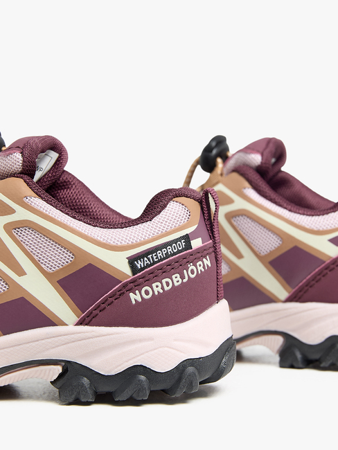 Nordbjörn Mountains Hike  Vandtætte Sneakers, Burgundy